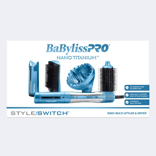 Multiestilizador & Secador iónico Nano Titanium™ StyleSwitch™ de BaBylissPRO®