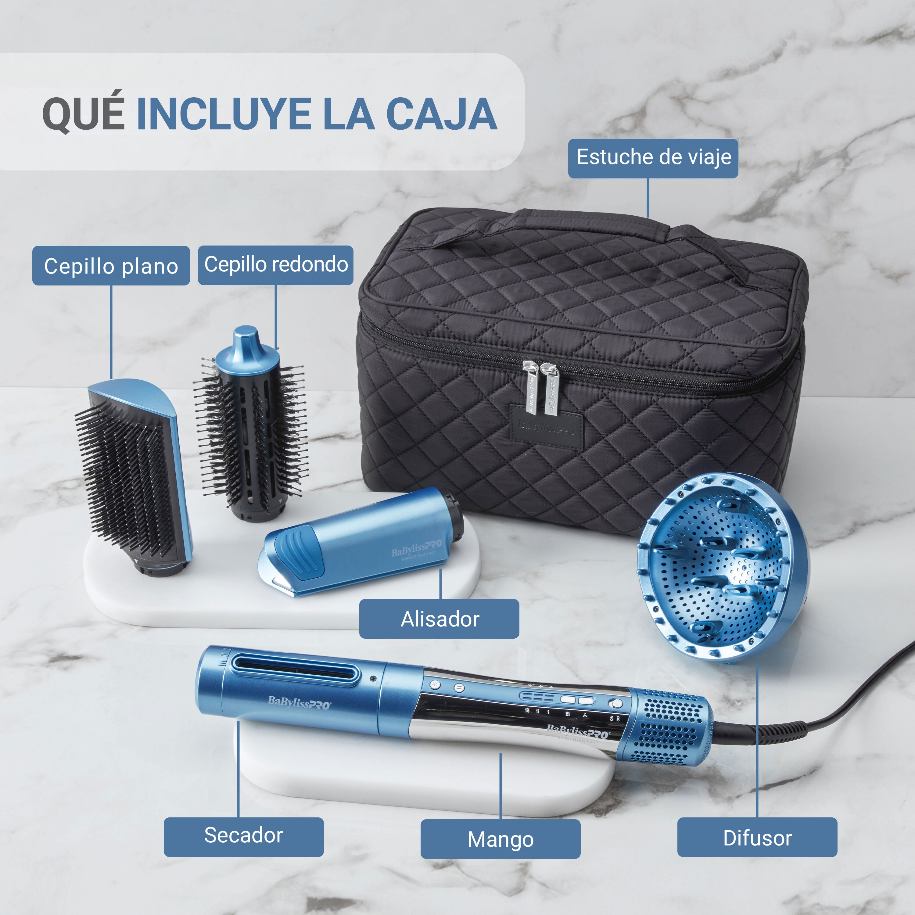 Multiestilizador & Secador iónico Nano Titanium™ StyleSwitch™ de BaBylissPRO®