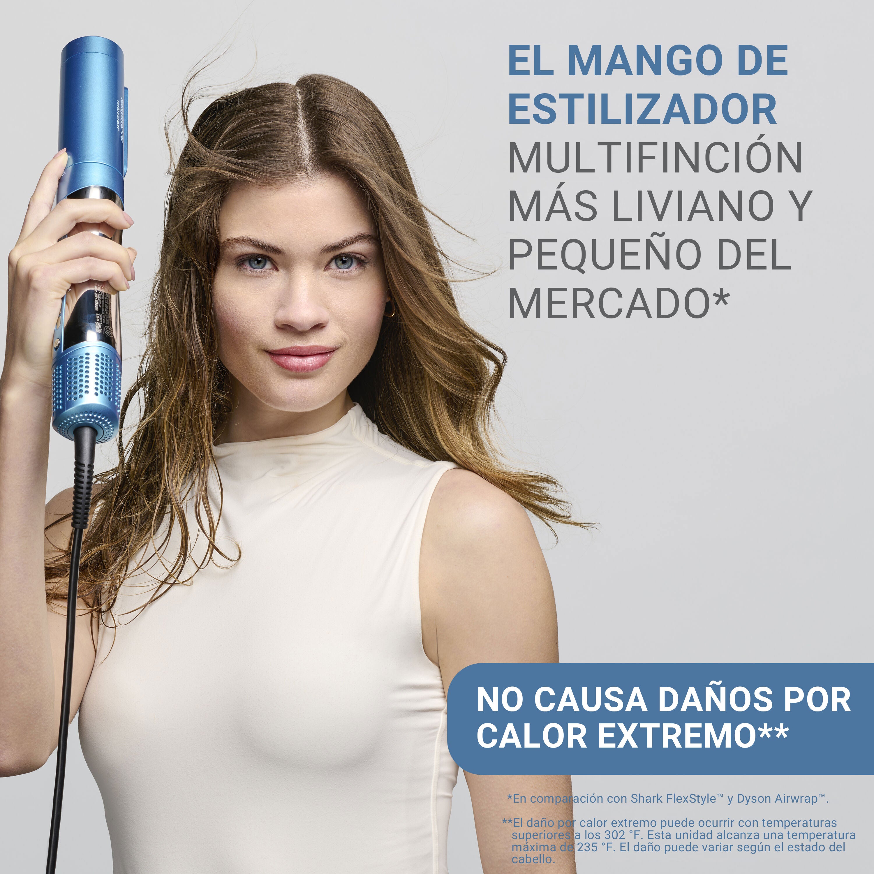 Multiestilizador & Secador iónico Nano Titanium™ StyleSwitch™ de BaBylissPRO®